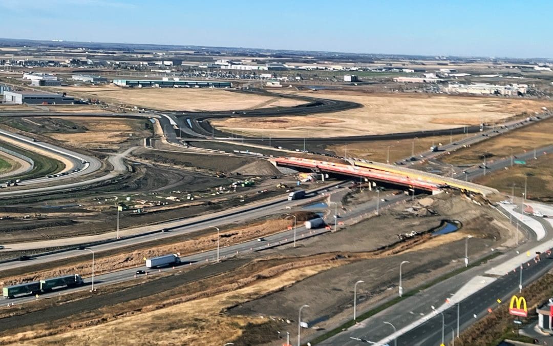 QEII and 65 Avenue Interchange in Leduc Reaches Substantial Completion