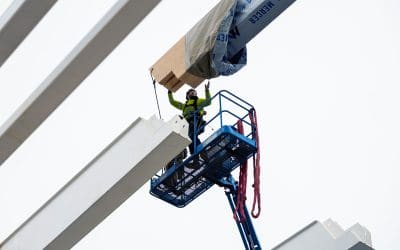Mass Timber Construction Topping Off | Cameron Community Centre and Library | Burnaby, BC